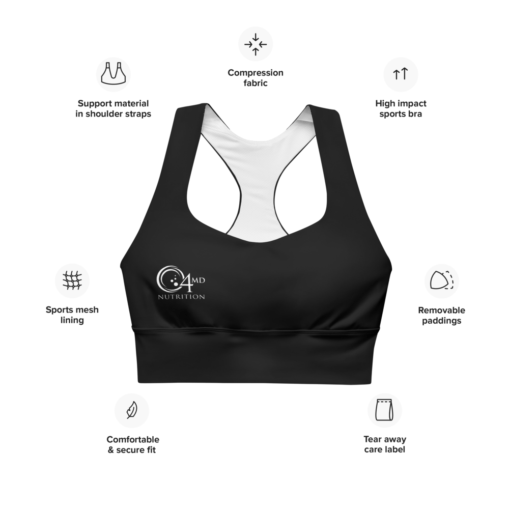 Longline sports bra - O4Nutrition